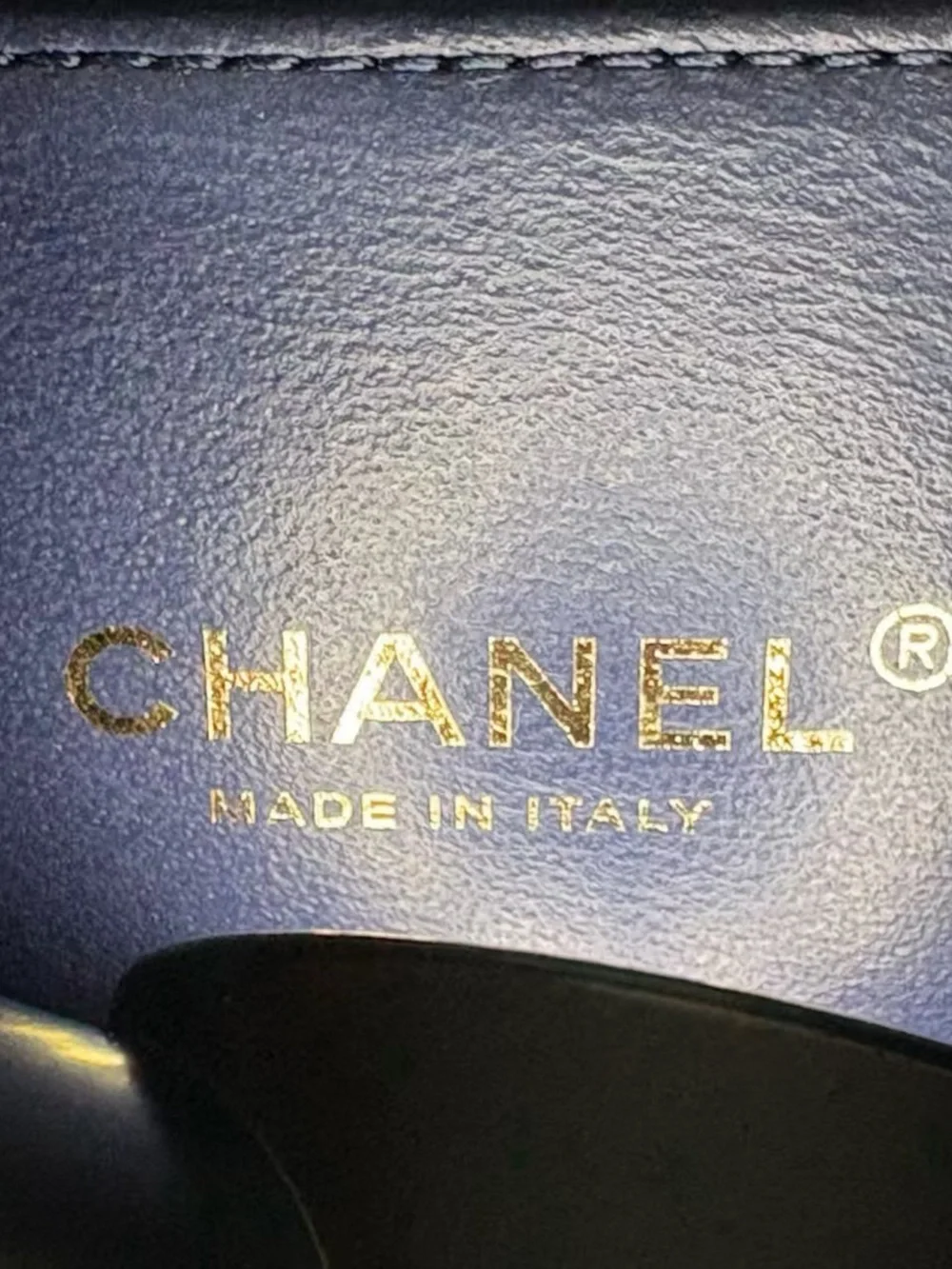 CHANEL Black and White Tweed Vanity Crossbody with Gold Chain